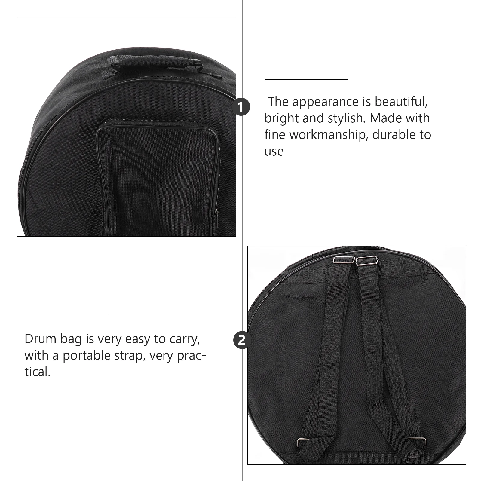 13 -14 Organizer Snare Bag Travel Handbags Percussion Instruments Accessories Oxford Cloth Portable Drum Case