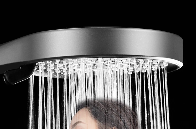 Neue 12 CM Große Panel Handbrause 3 Funktionen Druck Wasser Sparende Dusche Kopf Wasserhahn Ersatz Bad Zubehör – Detail 3