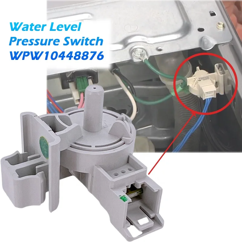 

Good Quality Washer Replacement Parts Washing Machine Water Level Pressure Switch W10448876 5 pcs
