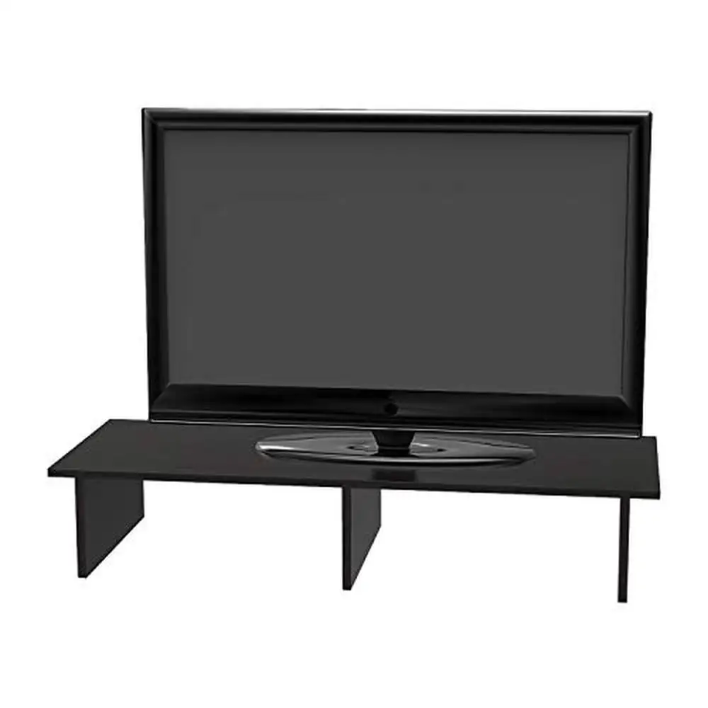TV-Ständer Monitor Riser Melamin Furnier schwarz 46 "Kipp stütze Designs2go einfache Montage