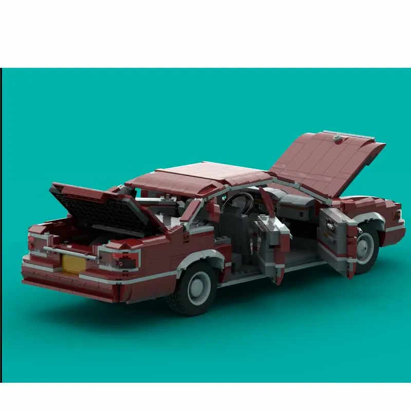 MOC-222700 N1961 автомобильные строительные блоки Чемпион автомобиль 1406 шт. детский подарок на день рождения Рождественская игрушка в подарок