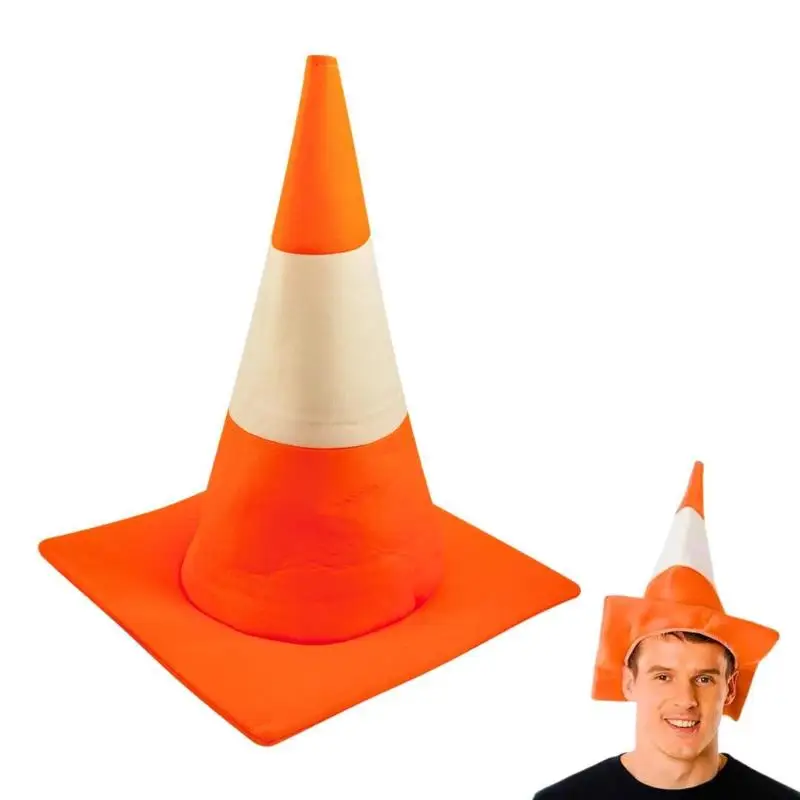 Cone Hat Traffic 1 PCS Halloween Costume Accessory Birthday Christmas Party Gift Set