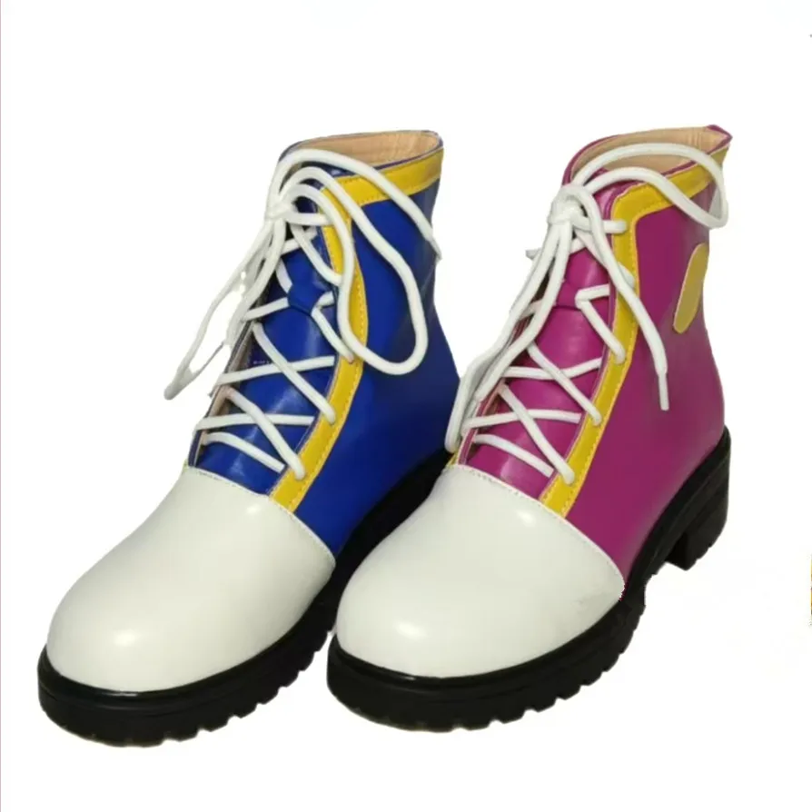 大人子供ユニセックスアニメピエロコスプレブーツ個人混合色フェスティバルアクセサリー靴カスタマイズされたサーカスの記念品