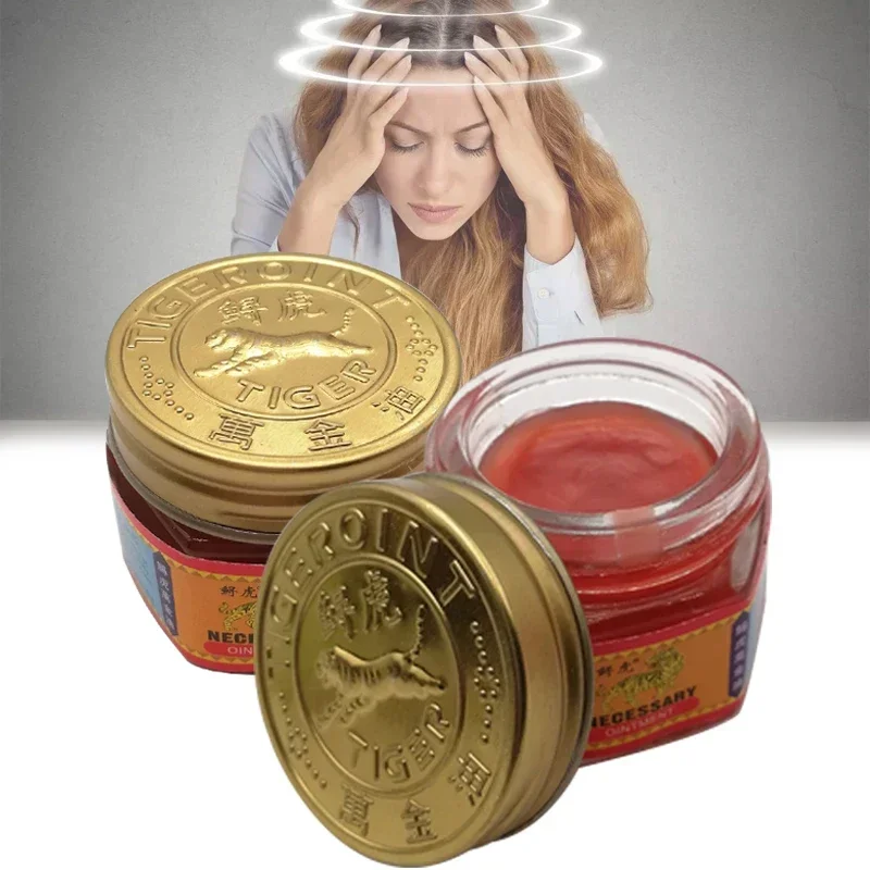 1pc Tiger Balsam Salbe ätherische Öle Mücken beseitigung Kopfschmerzen kalter Schwindel fester Lufter frischer Körper massage Pflaster