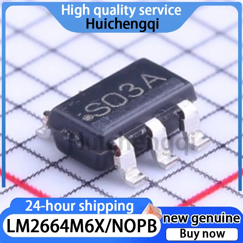 5PCS Original Genuine LM2664M6X/NOPB SOT-23-6 Switch Capacitor Voltage Converter IC