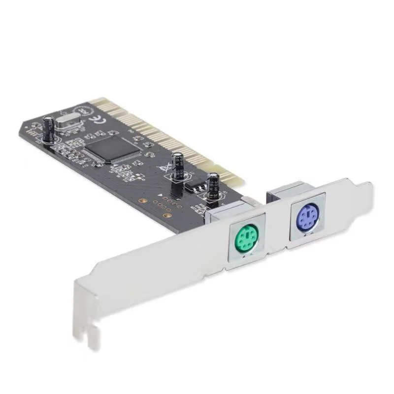 OEM Replacement 1X adapter card for NEC USB/PCI to PS2 round port PS/2 keyboard and mouse expansion