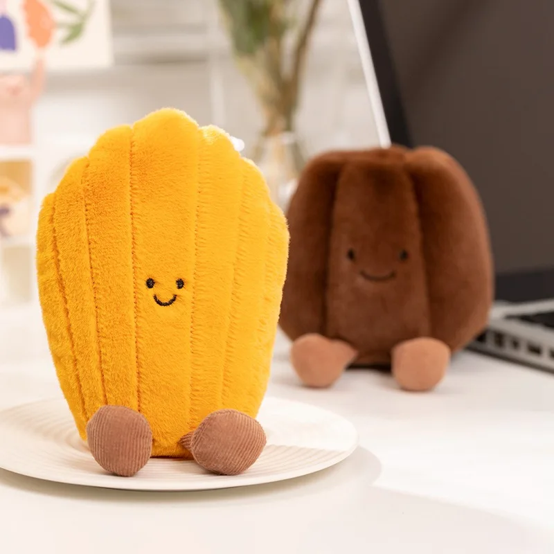 Cartoon Dessert Party Cute Egg Tart Macaroon Plush Doll Dew Li Creative Food Living Room Ornaments Pet Toys