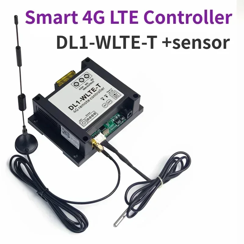 DL1-WLTE-TVC Smart 4G LTE Controller 30A SMS Temperature Humidity Control Gate Garage Door Opener Automatic Power Failure Alarm