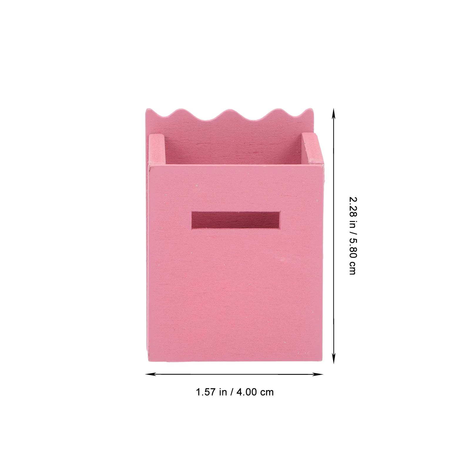 2 قطعة صندوق بريد صغير آمن من الخشب أثاث مصغر مثالي ديكورات منزلية صغيرة صندوق بريد جامع هدية صندوق بريد صغير