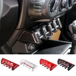 For Suzuki Jimny Car Window Lifting Switch Panel Trim Cover Sticker For Jimny 2019+ Accesorios Para Vehículos