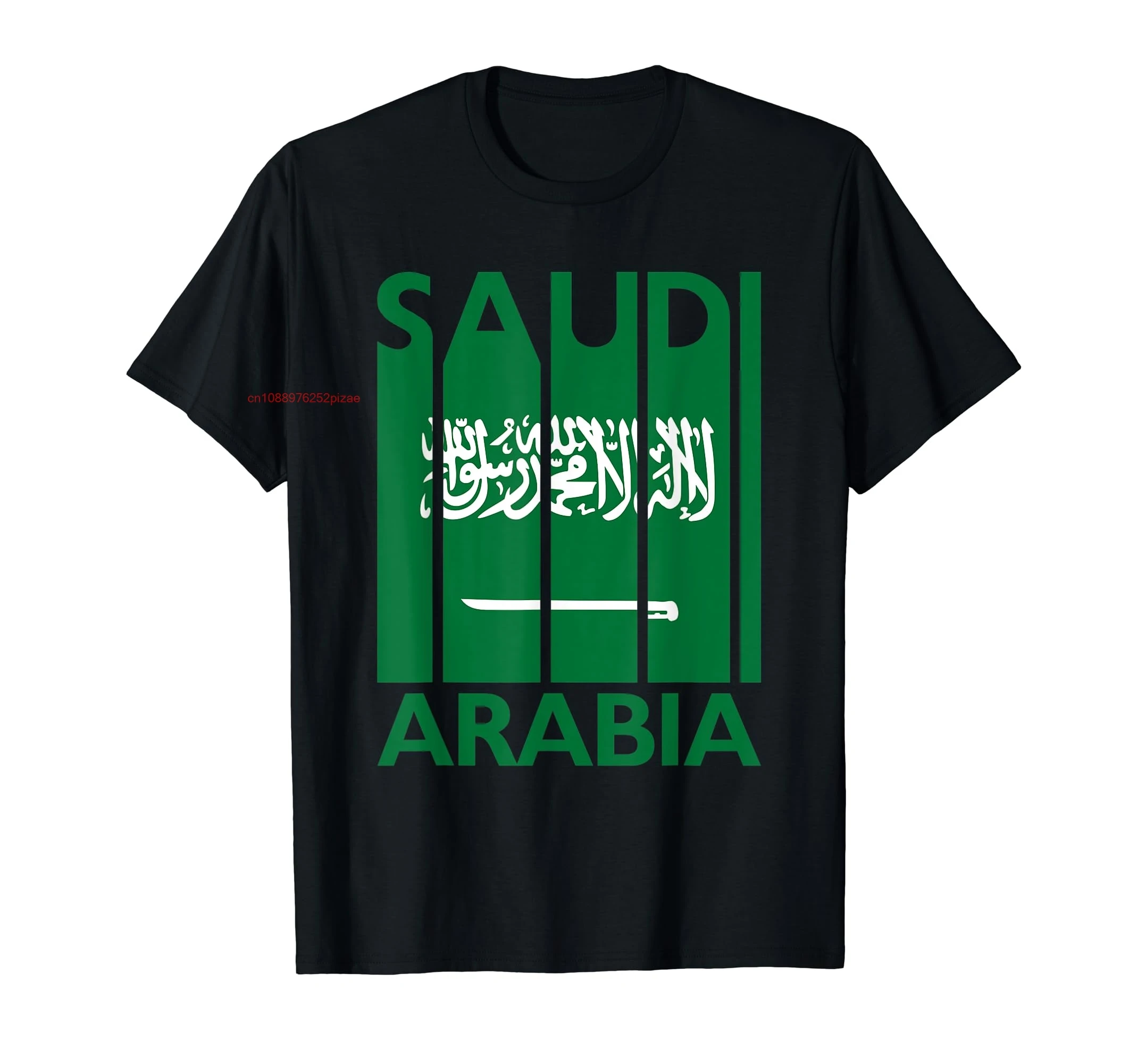 100% Cotton Saudi Arabia T-Shirt Vintage Saudi Arabian Flag Tshirt MEN WOMEN UNISEX T Shirts Size S-6XL