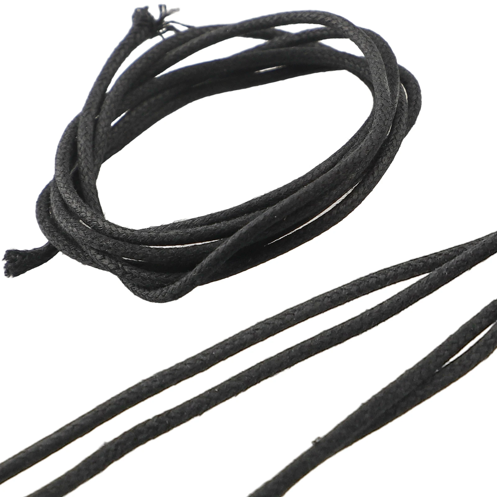 Guitar Parts Cable Black White Yellow Pre-tinned Guitar Cable Hot And Ground Connections Waxed Cotton Outer Braid Guitar Repair