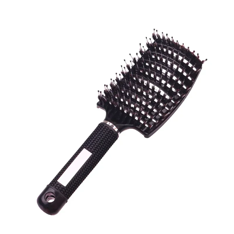 Haarborstel Exfoliërende haarborstel Haren Dames Nat Krullend Haar Kam Salon Haarstyling Tool, Speciaal voor pruiken van echt haar - afbeelding 1