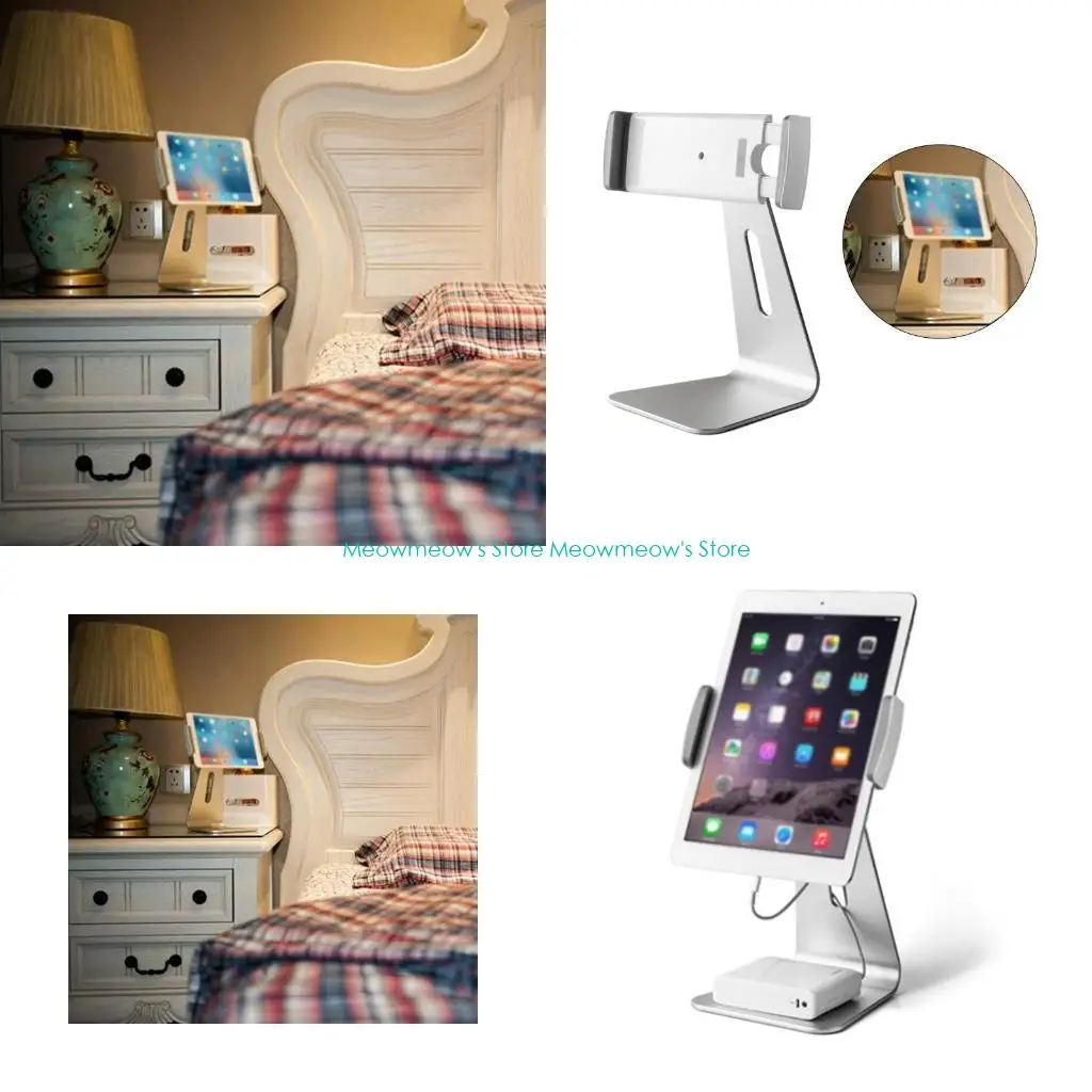 

W91A Поворотная подставка для планшета Регулируемый настольный держатель Док-станция для планшетов 7-13 дюймов