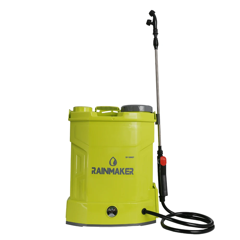 High pressure 8/10 liter electric agricultural backpack sprayer