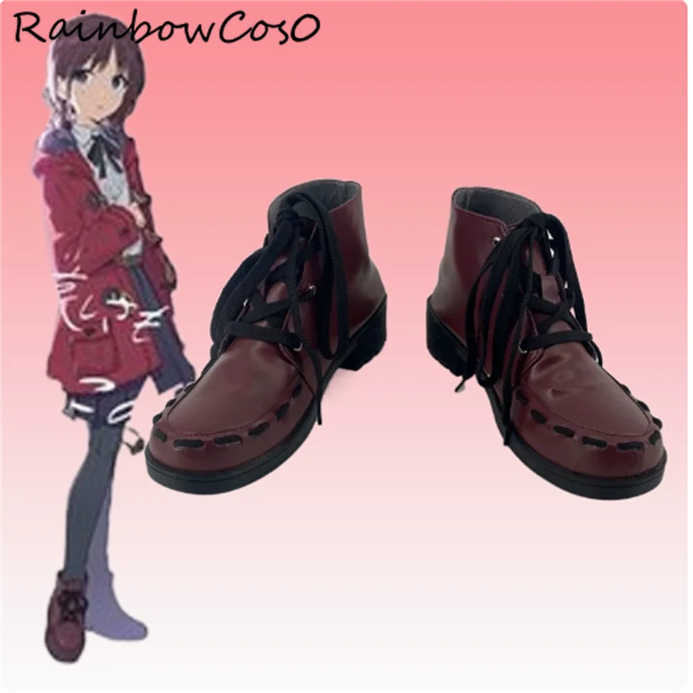 Iseri Nina GIRLS BAND CRY コスプレ靴 ブーツ ゲーム アニメ ハロウィン クリスマス RainbowCos0 W4619