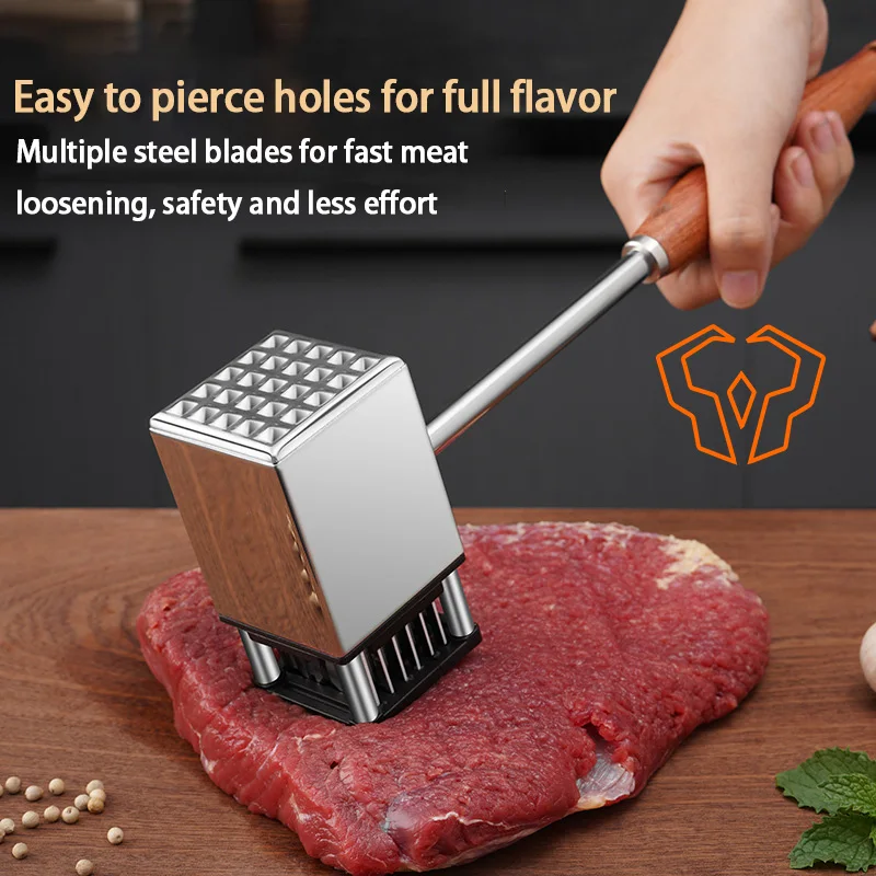 Meat Hammer Steak Tool Muscle Breaking Tool Cooking Accessories  Kitchen Accessories  Meat Tenderizer