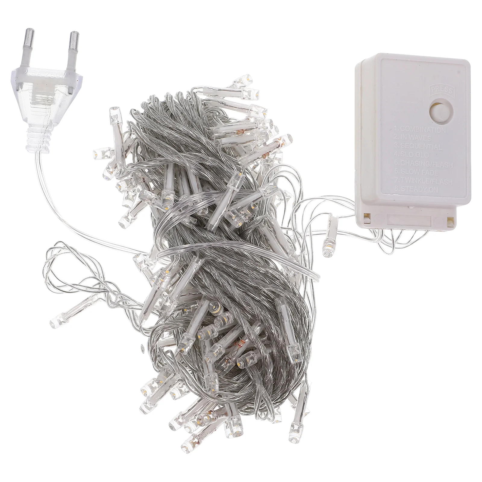 

10M 100Leds Ice Strip Curtain Waterfall String Lamp Warm White Plastic Decor For Garden Patio Wedding Party Outdoor Indoor