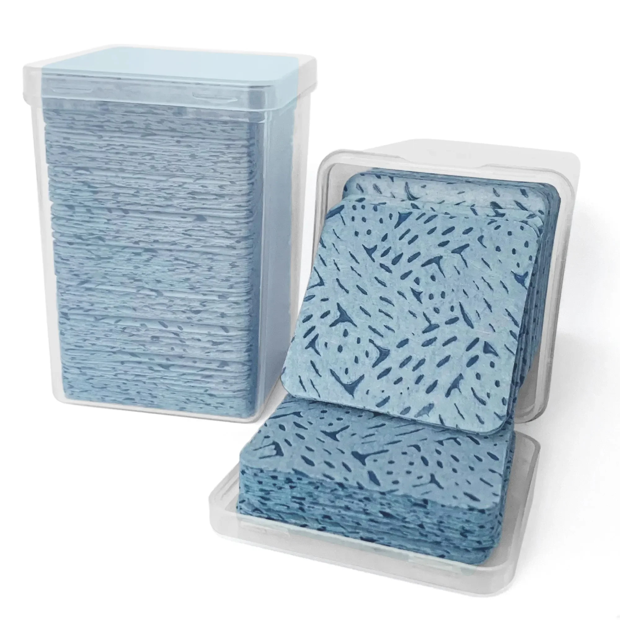 200 sztuk zatykających się podkładek do czyszczenia kleju Chusteczki do przedłużania rzęs Papierowe bawełniane chusteczki do rzęs Zapobiegaj usuwaniu kleju z butelki