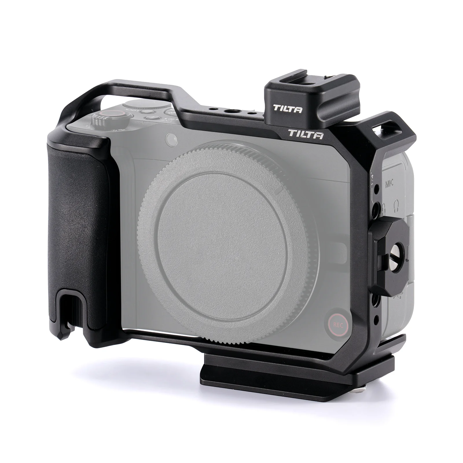 TILTA camerakooi voor Canon R50 V-basisset - zwart/zilver TA-T83 NAVO handgreep bovenaan