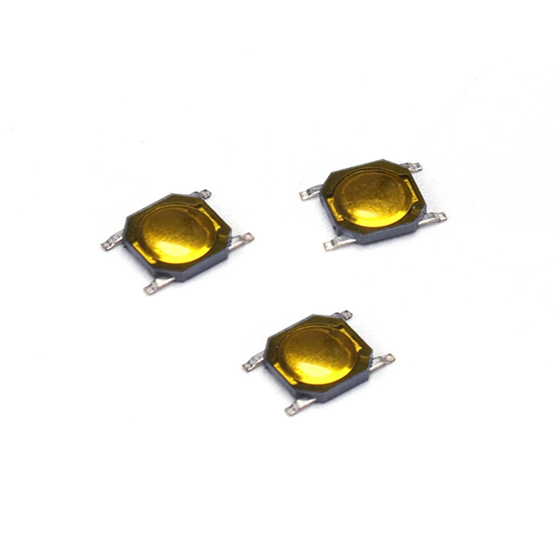 100 Stück 4x4x0,8mm SMT SMD Tact-Schalter, taktiler Membran-Druckknopf SPST-NO, wasserdicht für Mikrowellenherde – Detail 2