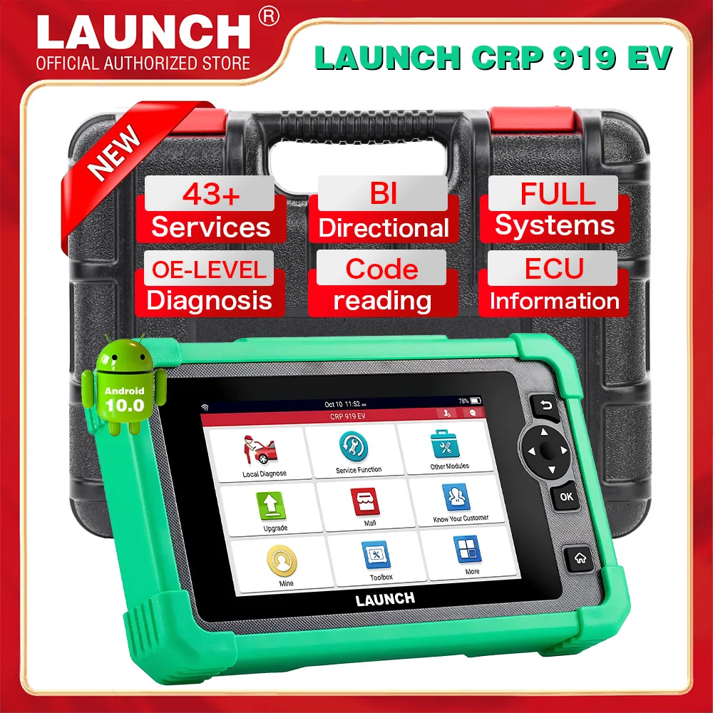 New LAUNCH X431 CRP919 EV 43+ Service Functions diagnostic car New energy vehicles car diagnostic machine