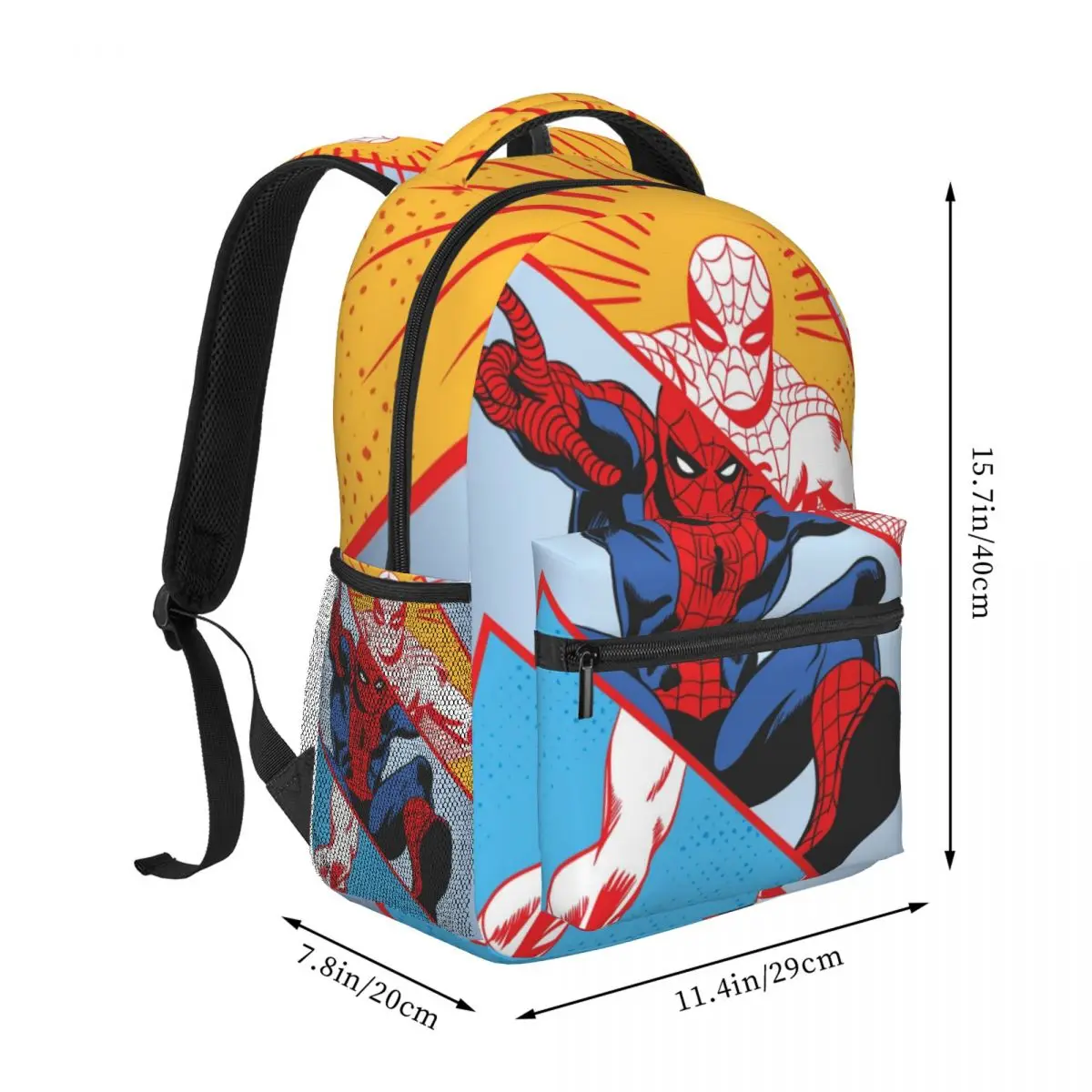 Spider Man Printed Lightweight Casual Schoolbag For School, Outdoor, Shopping, Office 17inch