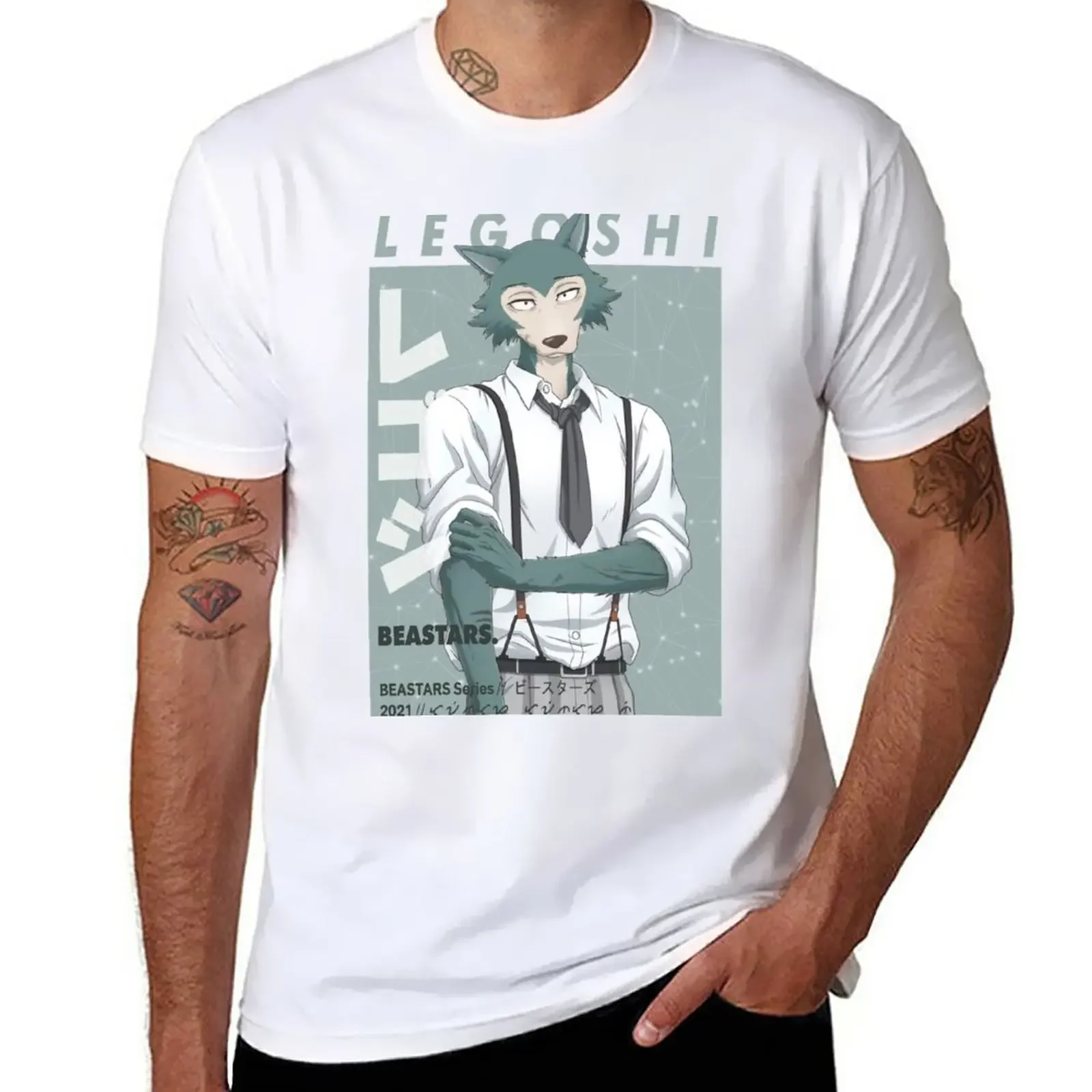 

Wolf Legoshi T-Shirt summer tops funny meme t-shirts funny costumes plain white t shirts men