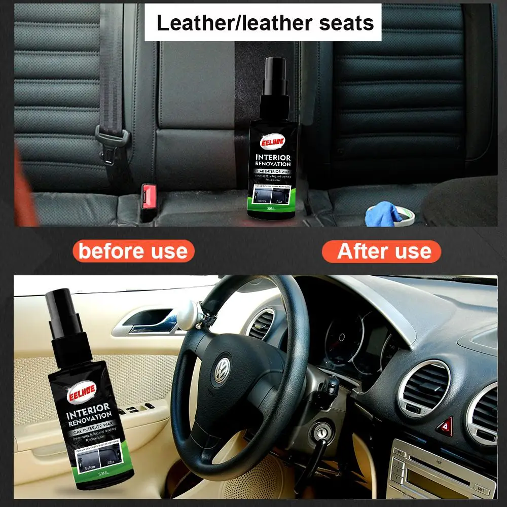 Automotive Interior Maintenance Plastic Parts Retreading Agent Wax Leather Repair Instrument Panel Retreading Agent Freeshipping