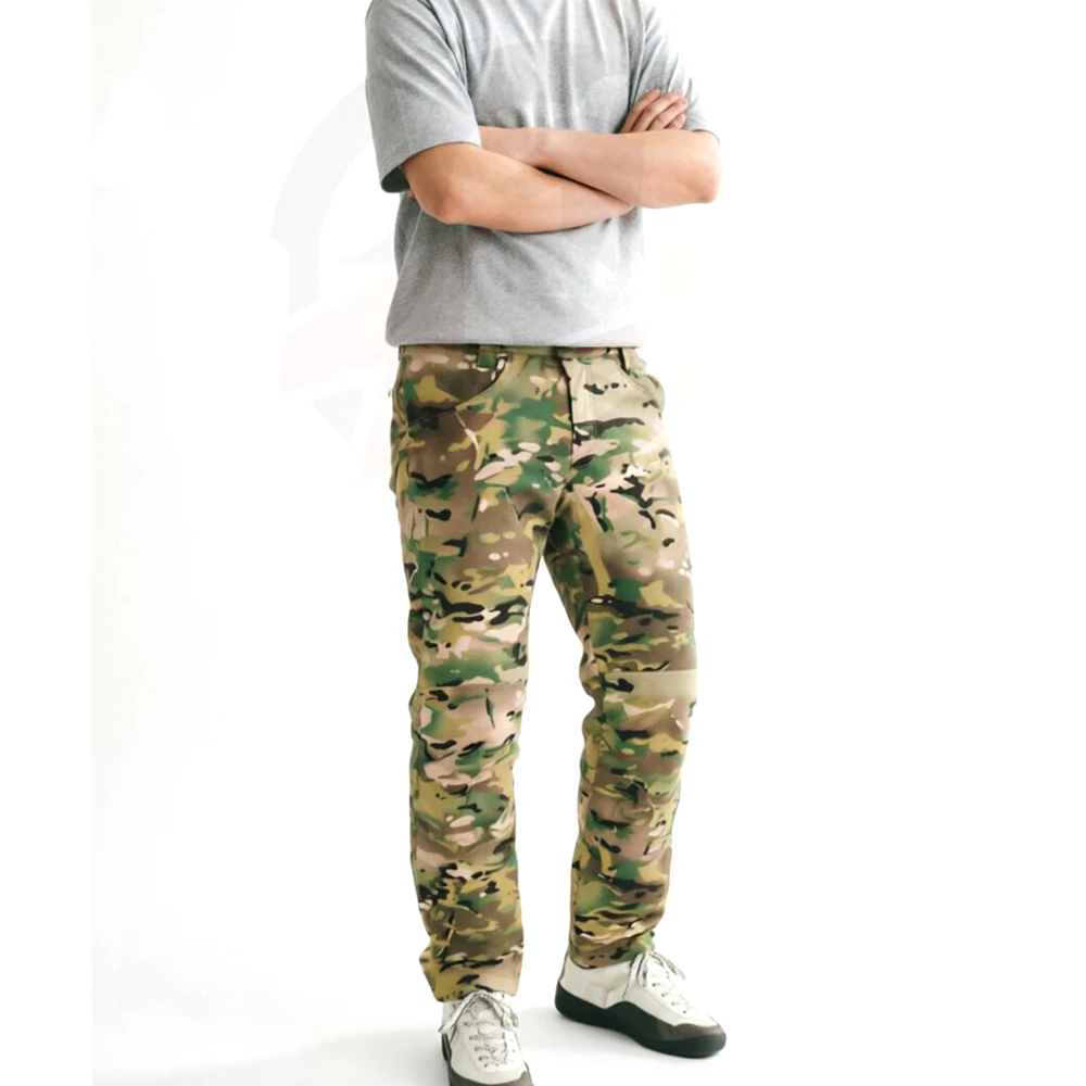 Tactical Pants Made of Nylon, Wear-resistant Orange Peel, And four sided Elastic fabric, suitable for Outdoor Hunting Training