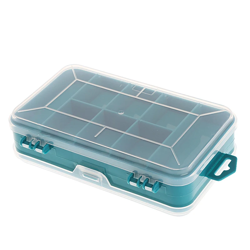 Tool Box Transparent Double-Side Multifunctional Storage Tool for Case Plastic