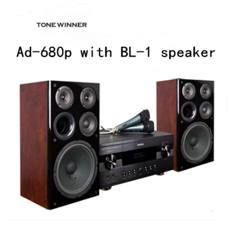 Winner/BL-1 Hi-End Bookshelf Speaker Three-way Frequency Professional KTV Family K Song Speaker 6 Ohm