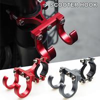 Electric Scooter Hooks Simple Bike Shelf Tube Storage Hanger Buckle Hooks Hooks Ebikes Portable Double Metal Helmet Rack