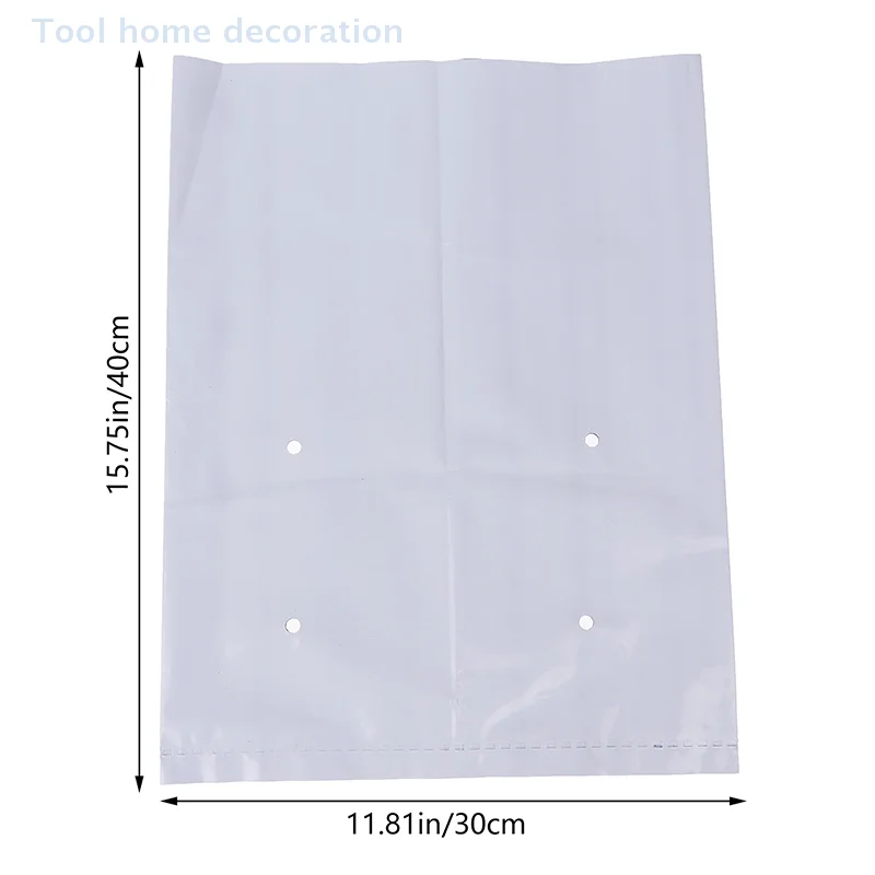 5Pcs PE Black White Seedling Planting Bag Nursery Growing Plants Bags With Holes For Garden Orchard Tree Transplanting Container