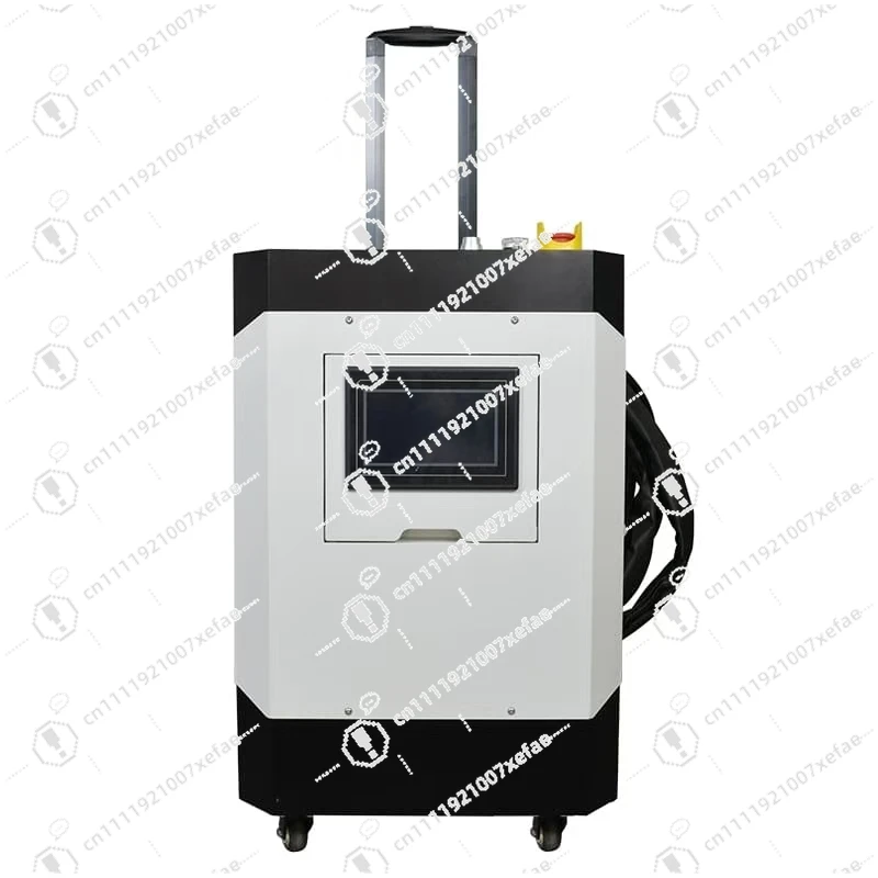100W 200W 300W JPT MOPA Mini Portable Trolley Case Handheld Fiber Laser Cleaner Rust Remover