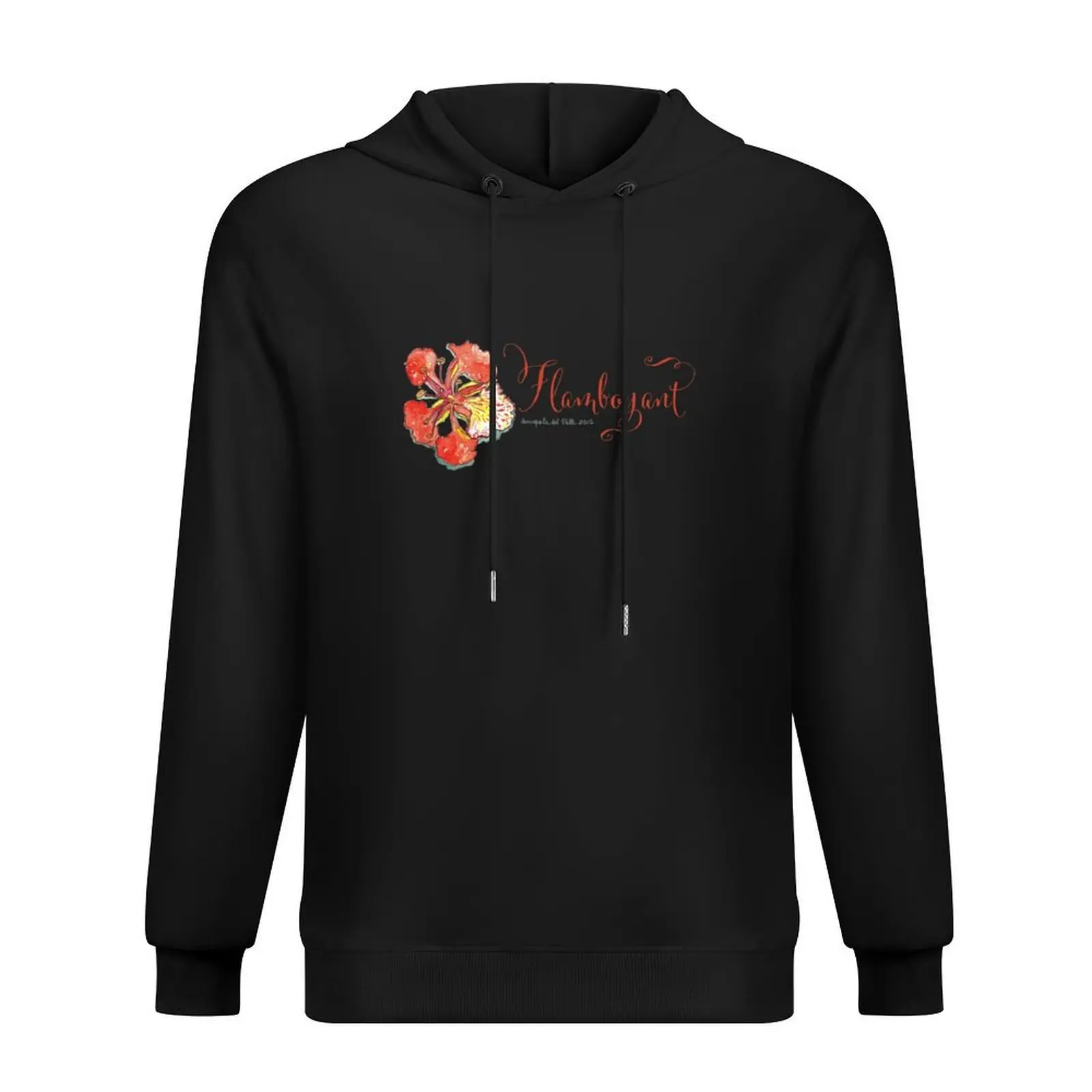 

Flamboyant flower Puerto Rico - horizontal layout Hoodie men wear autumn new products blouse anime clothing hoodie streetwear