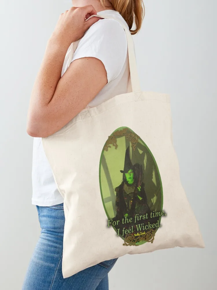 

I Feel Wicked - Nashley Tisdale Tote Bag handbag tote bag canvas reusable shopping bag reusable grocery bags