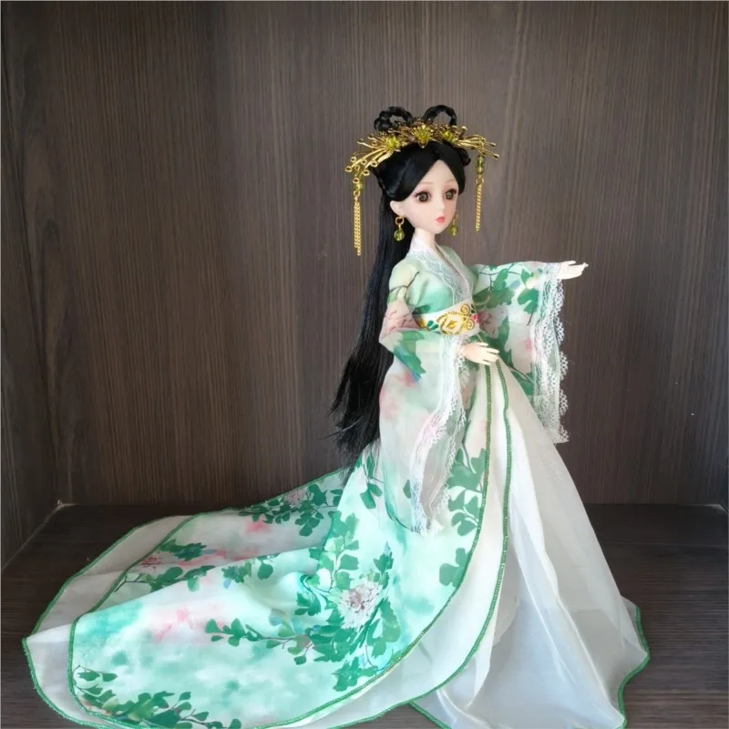 

2026 Creative 30cm Ancient Style Doll with Clothes Toy Set Creative Home Chinese Style Ancient Costume Toy Hanfu Doll Set LI941