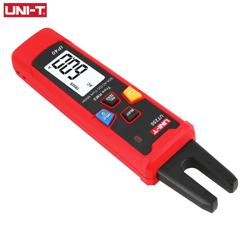 UNI-T Fork Meter 60A UT256 AC DC Current Clamp Meter Digital True RMS Pliers Ammeter NCV Tester High Precision