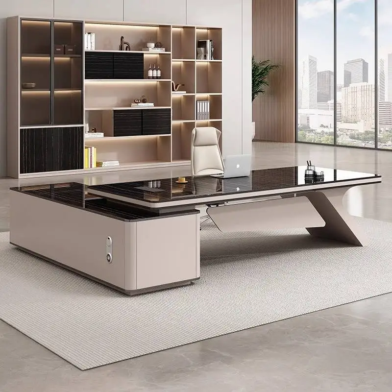 Storage Strong Executive Office Desk Wood Manager Cheap Modern Executive Office Desk Luxury Large Mesa De Escritorio Mesa Office