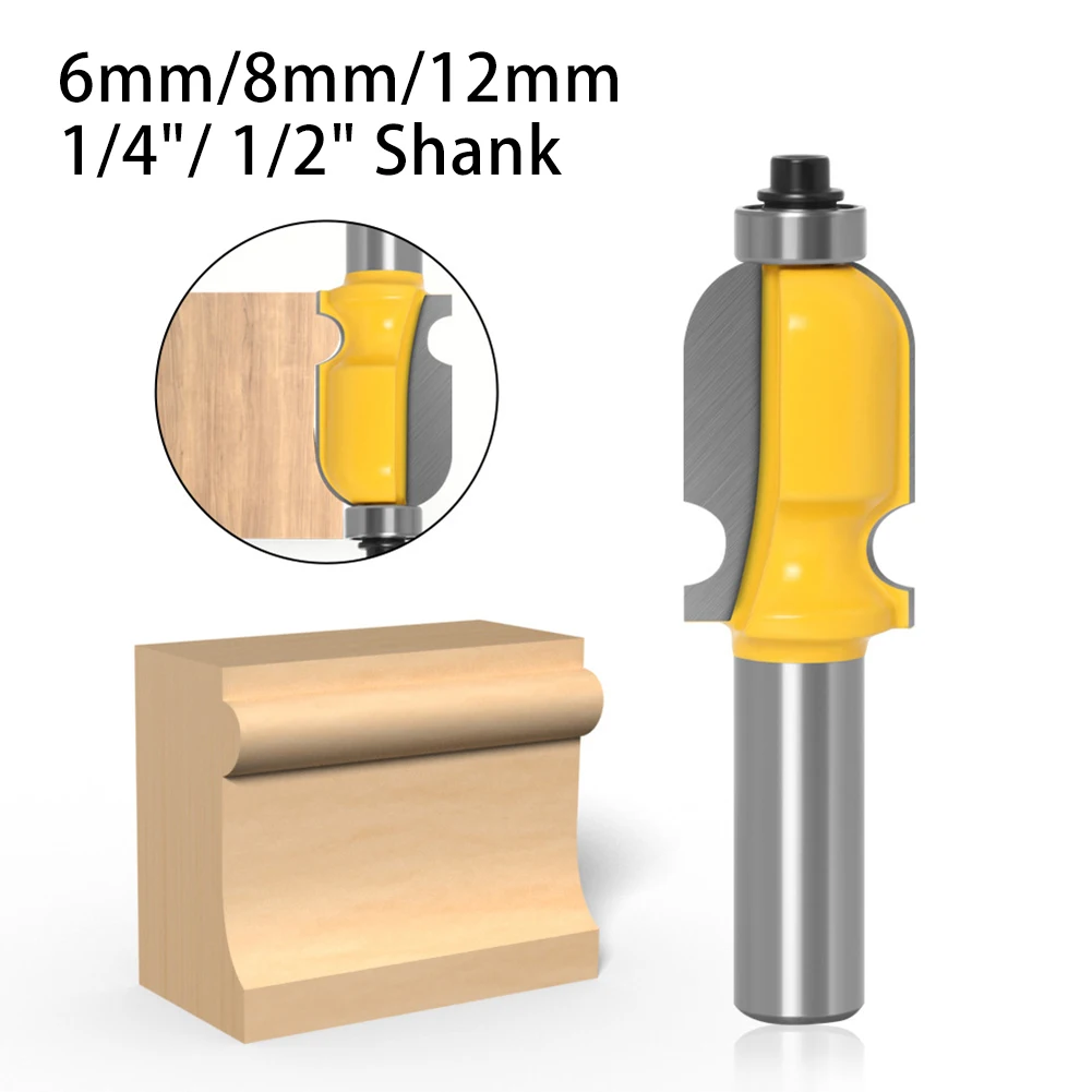 Two Arc Deep Round Bottom Router Bit 6 8 12mm 1/4