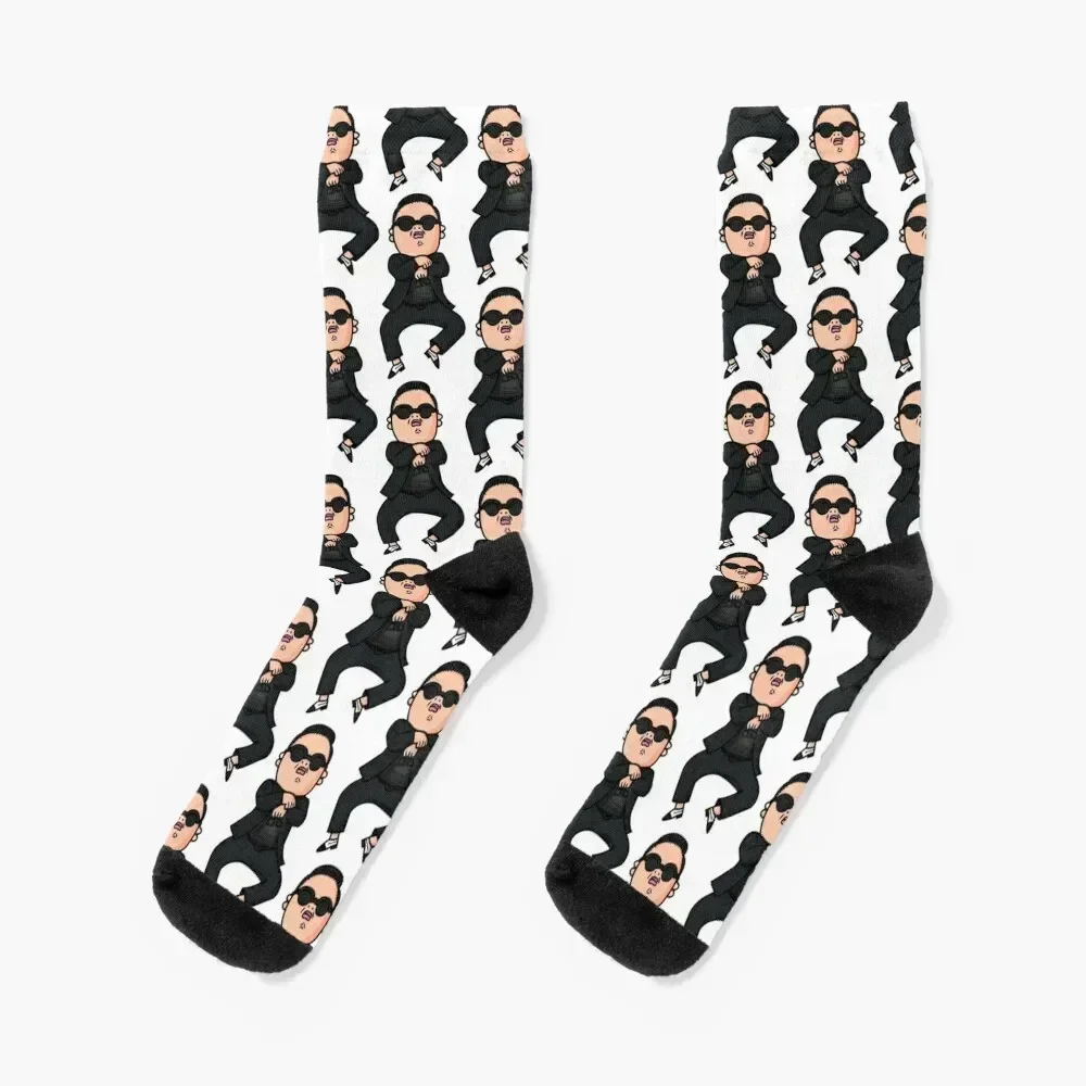 Gangnam style dance op Socks moving stockings cartoon Heating sock Socks For Men Women's
