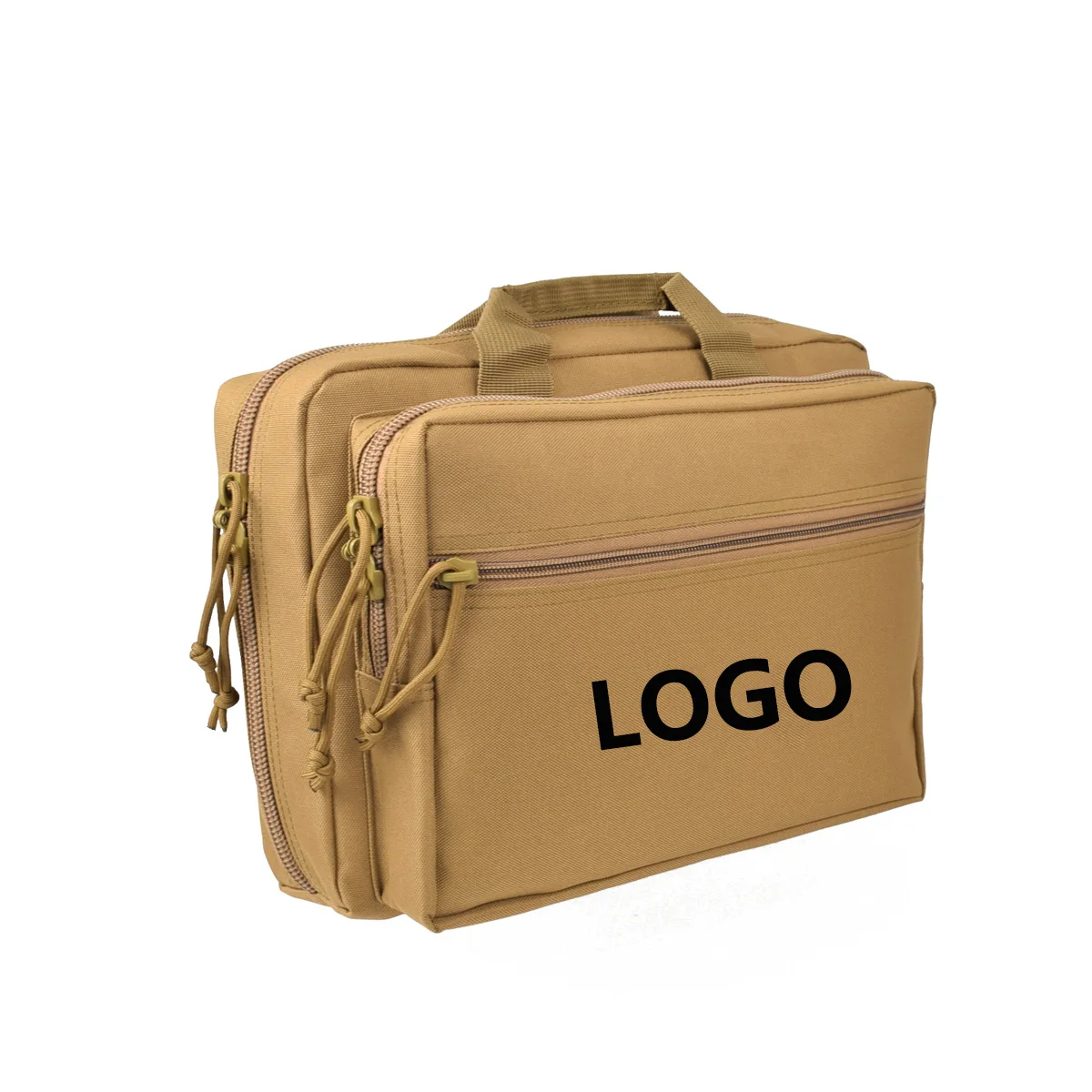 

Tactical Portable Storage Tactical Dual Bag Tool Case For Glock Magazine Pouch Range Case Holder With LOGO