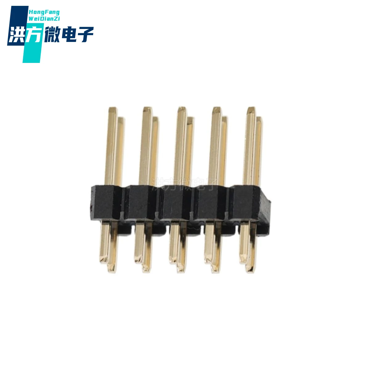 50PCS Origin,Pin Header,single row square needle,1U"Gold,spacing:2.54mm, needle length: 6mm/3mm, 3A, 250V, plastic height: 2.5mm
