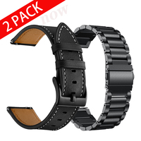 22mm 20mm Leather Strap For Zeblaze Btalk Lite 2 Lite Smart Band Stainless Steel Wrist Band For Zeblaze Vibe 7 Pro Lite Bracelet