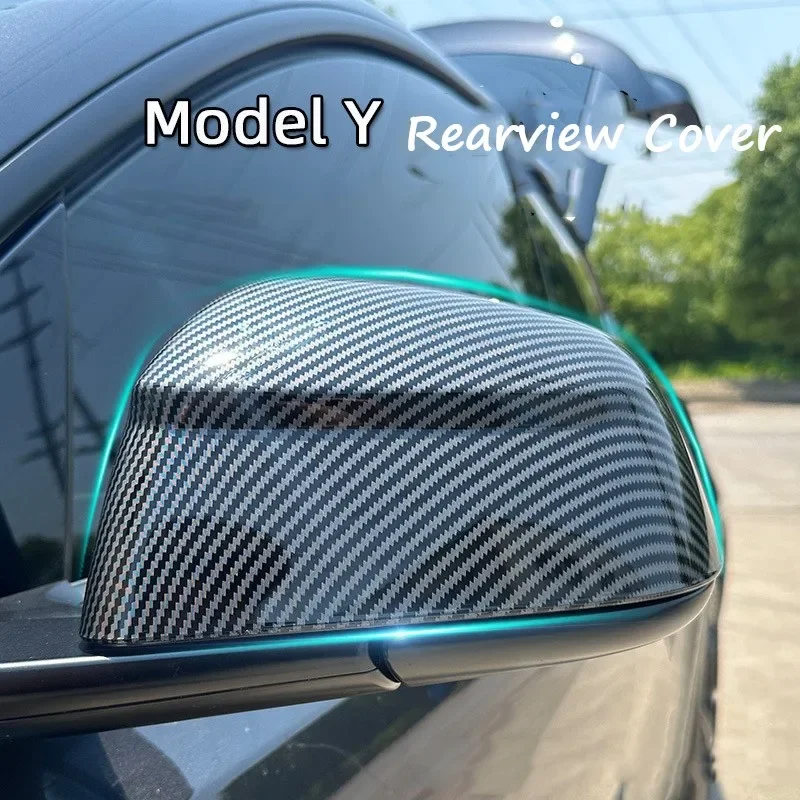 

1 пара автомобильных боковых зеркал заднего вида для Tesla Model Y Juniper 2025, боковая крышка зеркала заднего вида, комплекты кузова, внешние аксессуары