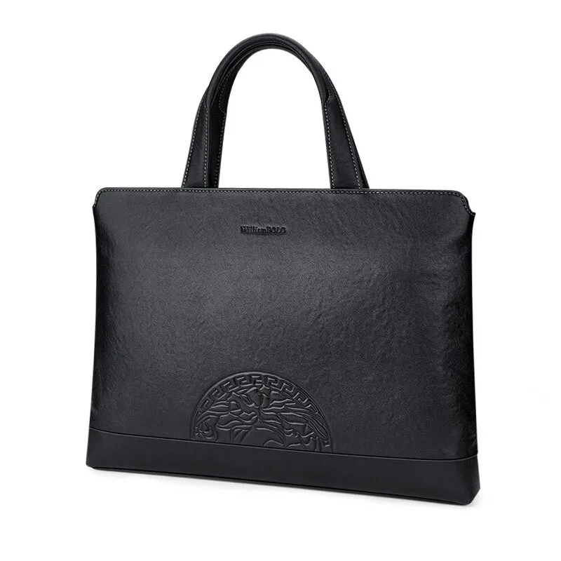 حقيبة أصلية حقيبة ساعي البريد للرجال من الجلد حقيبة يد كاجوال للأعمال حقيبة يد عصرية للرجال من جلد البقر للكمبيوتر المحمول حافظة قصيرة ذات علامة تجارية فاخرة