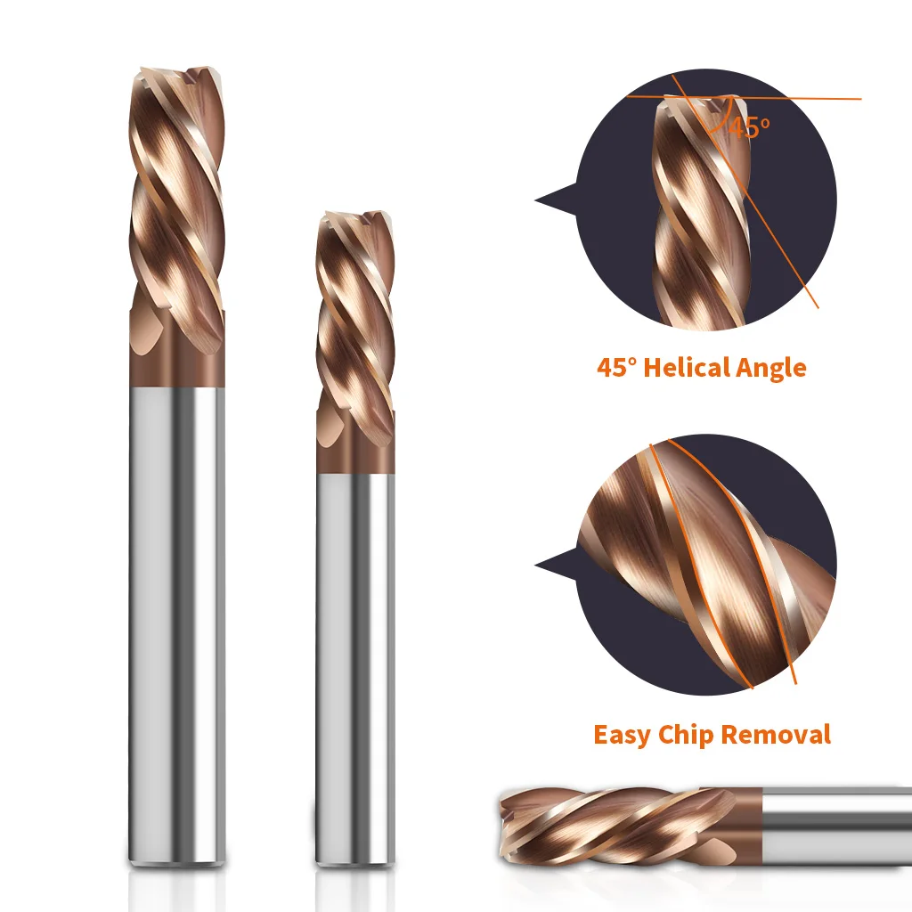 6mm 4 flauta fresa lateral para aço carbono hrc50 rosto slot endmill casaco carboneto de tungstênio metal cnc roteador ferramentas bit espiral