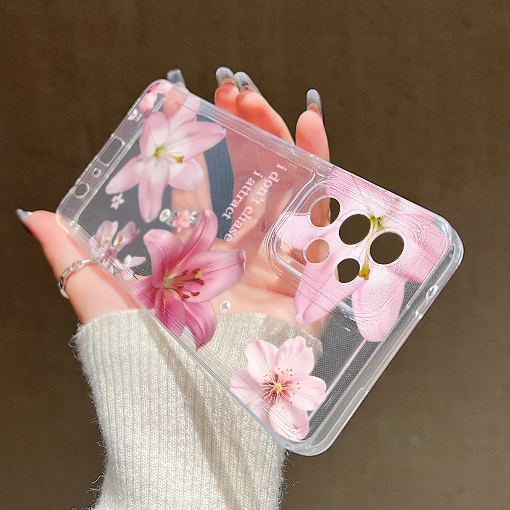 Funda transparente suave para Samsung A56 A36 5G S25 Ultra S24 FE S23 S22 Plus A16 A55 A54 A53 5G A52 A35 A34 A33 A26 A15 A14 A13 A06