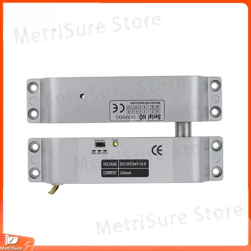 DC 12V Strike Lock for Access Control System Normally Open Fail-Safe Delay Mortise Lock Electromagnetic Latch Door